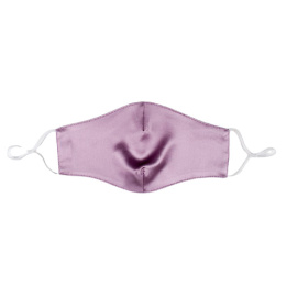 Hypoallergenic silk protective face mask - lilac