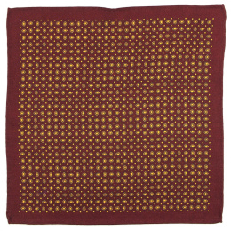 PW-006 Woolen Pocket Square with a pattern(2)