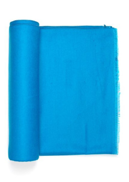 Niebieski Szal z Cashmere Touch Collection 190x70cm
