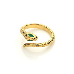 Apaszetka - biżuteria, pierścień do apaszki lub szala w kształcie węża