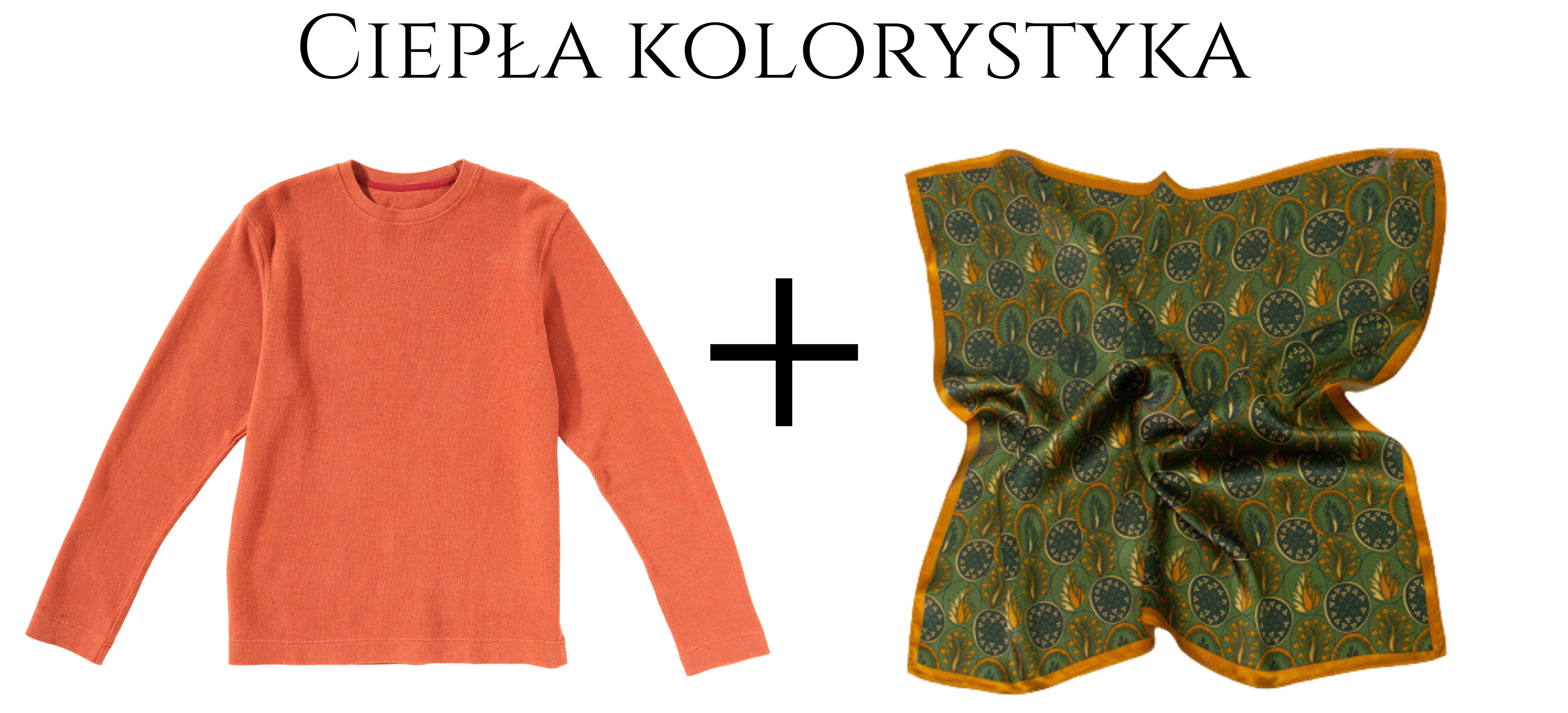 Zdjęcie prezentujące zestawienie w ciepłej kolorystyce