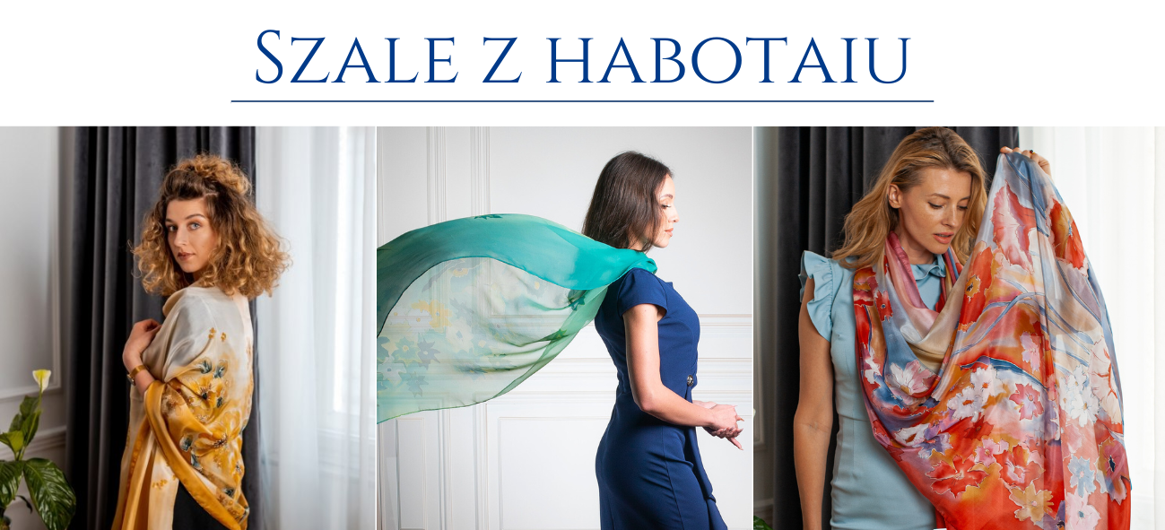 Zdjęcia modelek w jedwabnym szalu