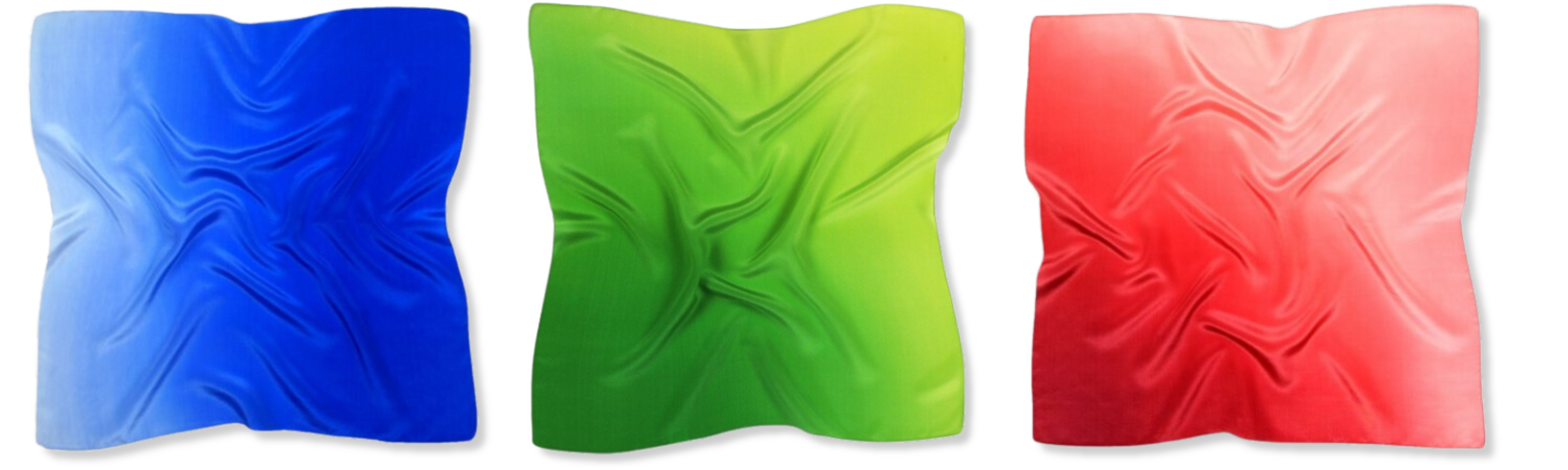 Zdjęcie apaszek ręcznie cieniowanych