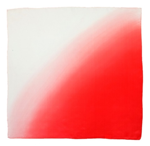 AC9-081 Apaszka Jedwabna Ręcznie Cienowana 90x90 cm