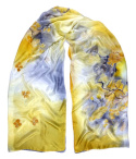 SZM-003 Hand-painted silk scarf, 250x90 cm (1)