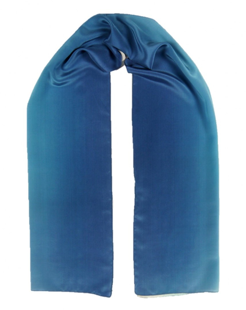 SZC-007 Silk scarf, hand shaded, 170x45 cm (2)
