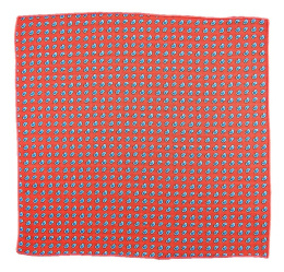 PJ-121 Silk Pocket Square with a Pattern