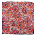 PJ-139 Silk Pocket Square with a Pattern(2)