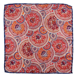 PJ-139 Silk Pocket Square with a Pattern