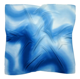 AC7-070 Hand-shaded silk scarf, 70x70cm