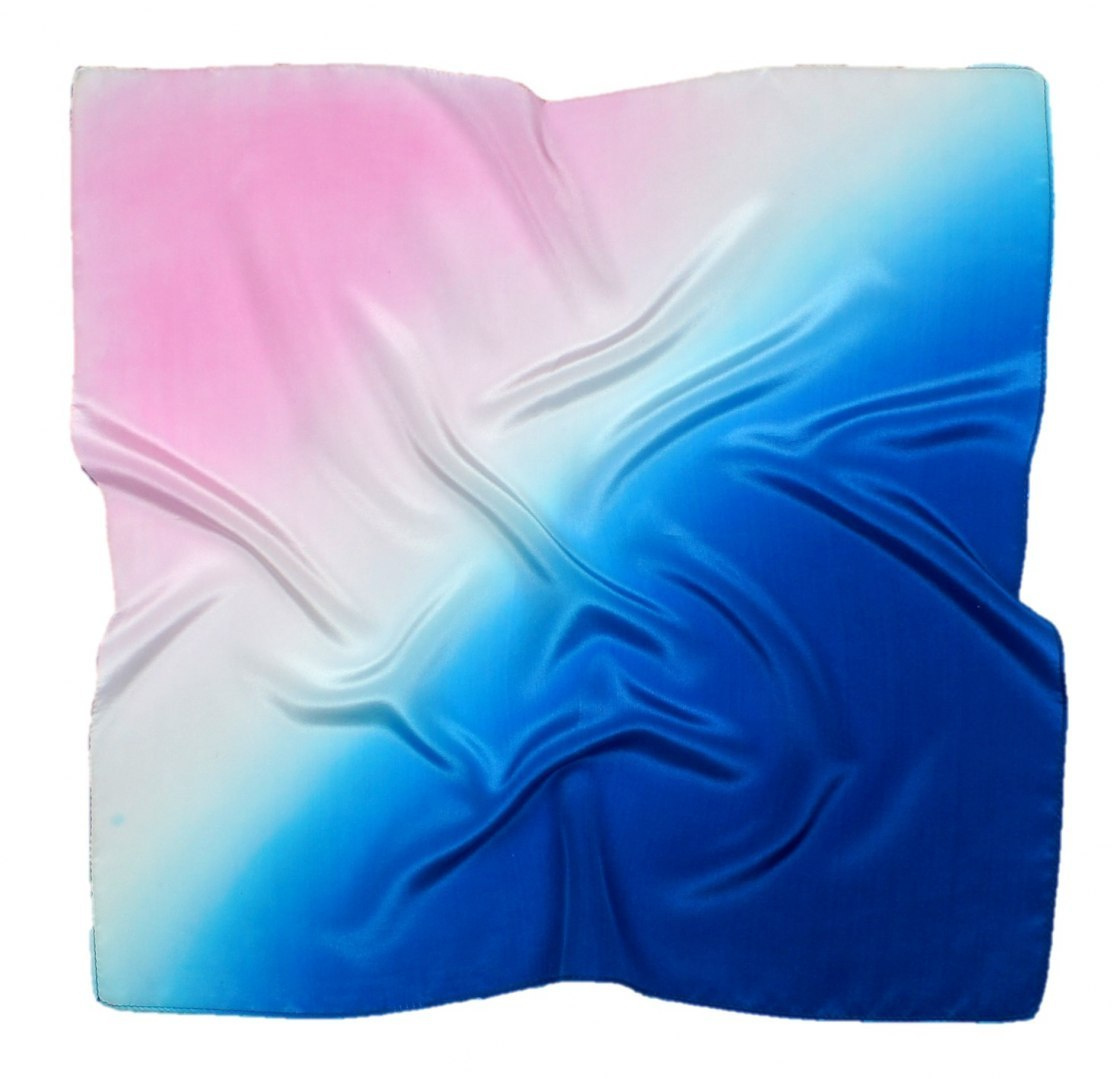AC9-065 Hand-shaded silk scarf, 90x90cm