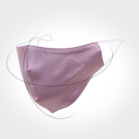 Jedwabna maseczka - lila (4)