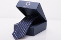 Brown Silk Tie with Bright Diamonds - MILANO