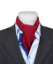 Men's silk neck scarf burgundy, 67x67cm