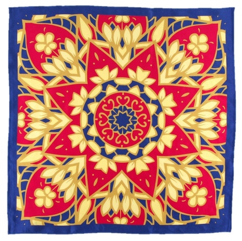 AD5-159 Small Silk Scarf Printed, 55x55 cm(2)