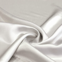 AS5-019 Light gray silk satin scarf, 55x55cm