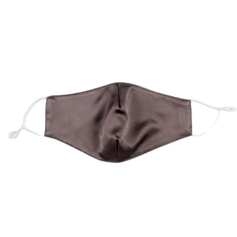 Jedwabna maseczka - Ciemny brąz (1)