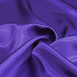 Cobalt silk satin scarf, 55x55cm