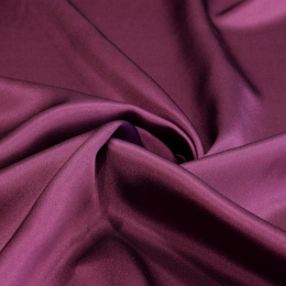 Plum silk satin scarf, 90x90cm