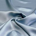 Gray and Blue Silk Satin Scarf, 55x55cm