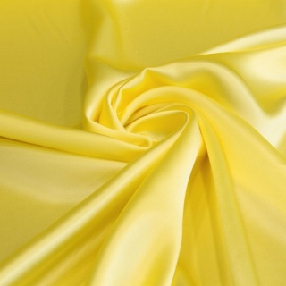 Yellow silk satin scarf, 90x90cm AS9-036