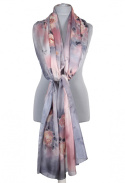 SZM-063 Hand-painted silk scarf, 250x90 cm (3)