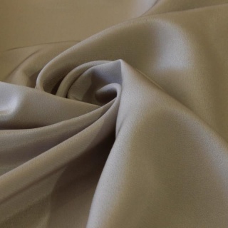 Cool beige crepe silk scarf 180x45cm SZK-205