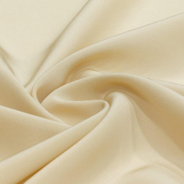 Light beige Crepe Silk Scarf, 220x65cm