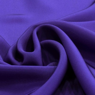 Cobalt crepe silk scarf 180x45cm SZK-223