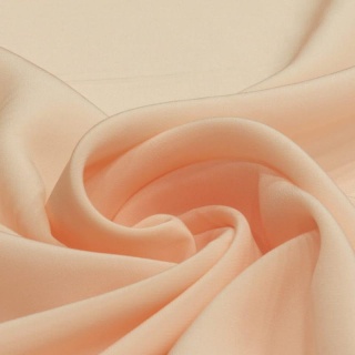 Apricot crepe silk scarf 180x45cm SZK-227