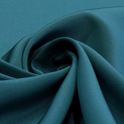 Morski jedwabny szal krepa 180x45 cm SZK-228