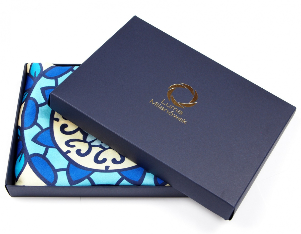 Navy blue gift packaging with the logo (4)