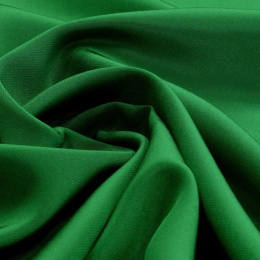 Grass-green Silk Crepe Scarf, 250x90cm