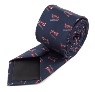 Christmas tie with a KM-100 fire truck KM-100