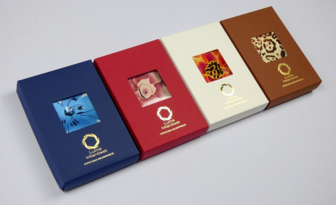 Krawat myśliwski zające niebieski KM-103