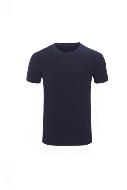 M5 Marineblaues T-Shirt mit Kaschmir