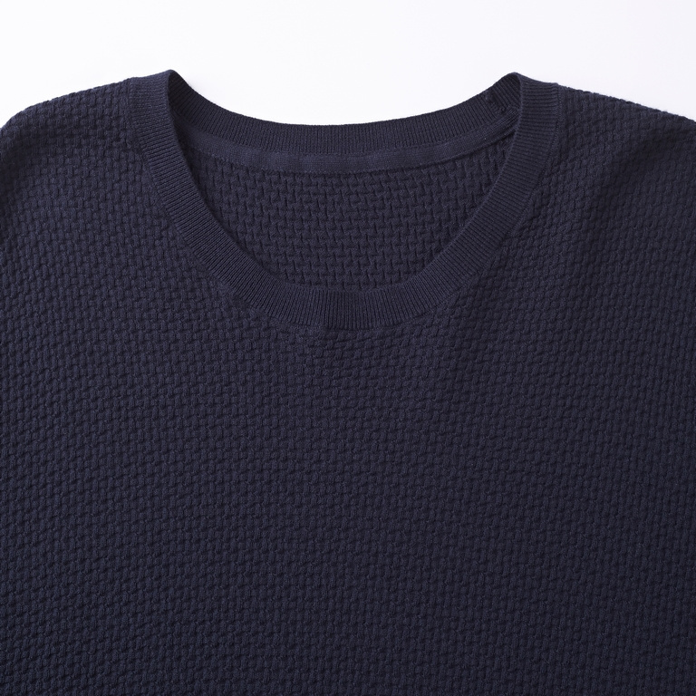 M5 Navy blue T-shirt with cashmere(7)