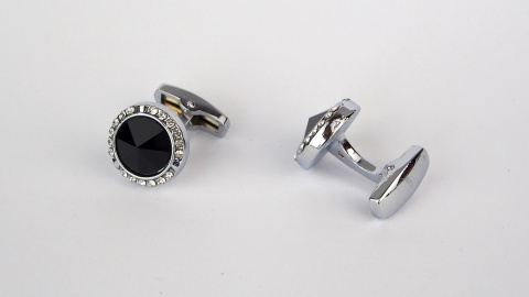Original cufflinks with cubic zirconia