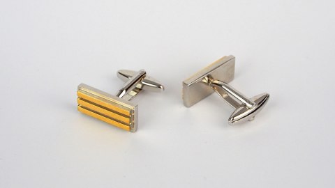 SP-834 Spinki do mankietów Złote sztabki (2)