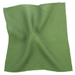 PL-001 Green linen pocket square