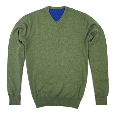 ST-009 Light Green Men's Sweater(1)