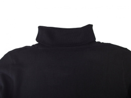 ST-020 Men's Sweater Black Merino Wool