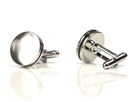 Oryginalne spinki do mankietów okrągłe