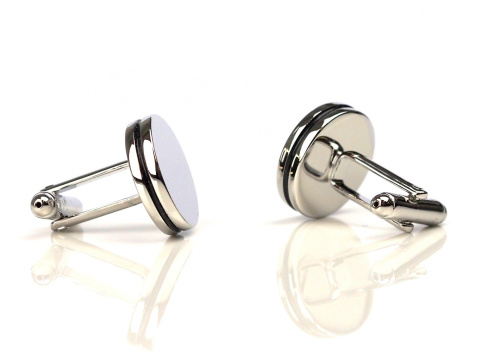 Oryginalne spinki do mankietów okrągłe