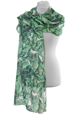 SD-011 Large Printed silk scarf, 205x45cm