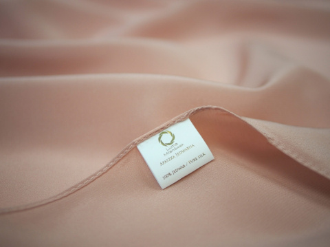 Pink silk georgette scarf, dress scarf 200x65 cm Pink silk georgette scarf, dress scarf 200x65 cm