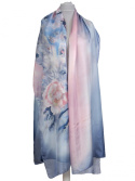 SZM-018 Hand-painted silk scarf, 250x90 cm(1)