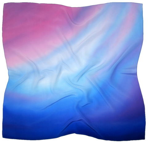 AC7-084 Hand-shaded silk scarf, 70x70cm(1)