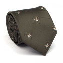 Khaki colour tie for the Hunter - wild duck
