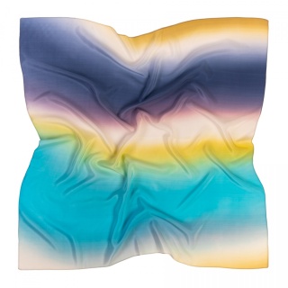 Shaded silk scarf 90x90cm AC9-120